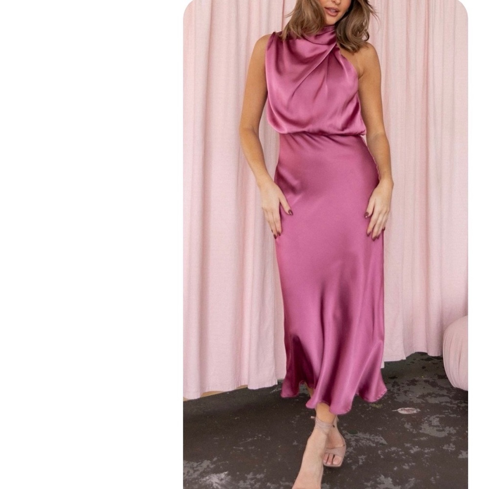 Pink Formal Maxi Dress